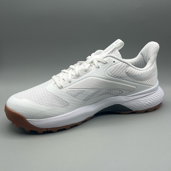 Reebok Nano Golf Spikeless White Tan Outdoor Sport Golf Shoes - Men’s Size 10 - Picture 6 of 8